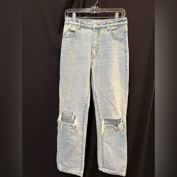 ROLLA'S Denim - ROLLA'S Blue Boyfriend Distressed Jeans